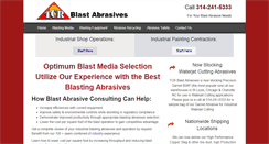 Desktop Screenshot of blastabrasives.com