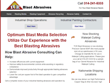 Tablet Screenshot of blastabrasives.com